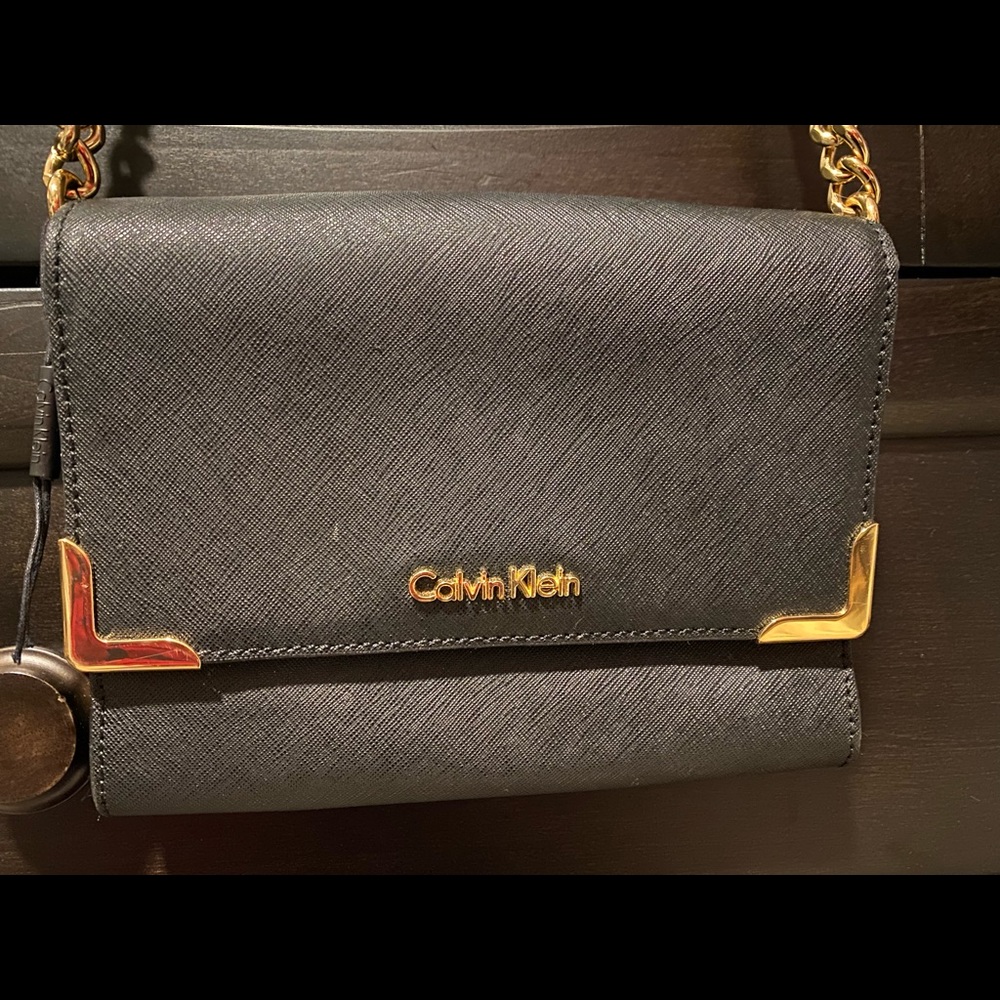 Calvin Klein leather crossbody bag